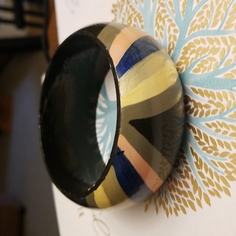 $5 ITEM. Black wooden bracelet